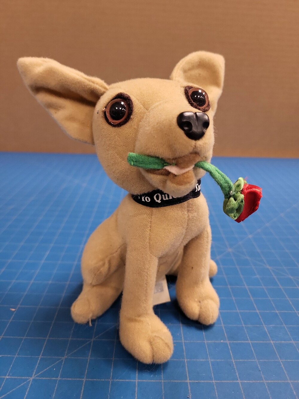 Applause Taco Bell Chihuahua Plush Dog Rose Vintage Collectible Toy Stuffed